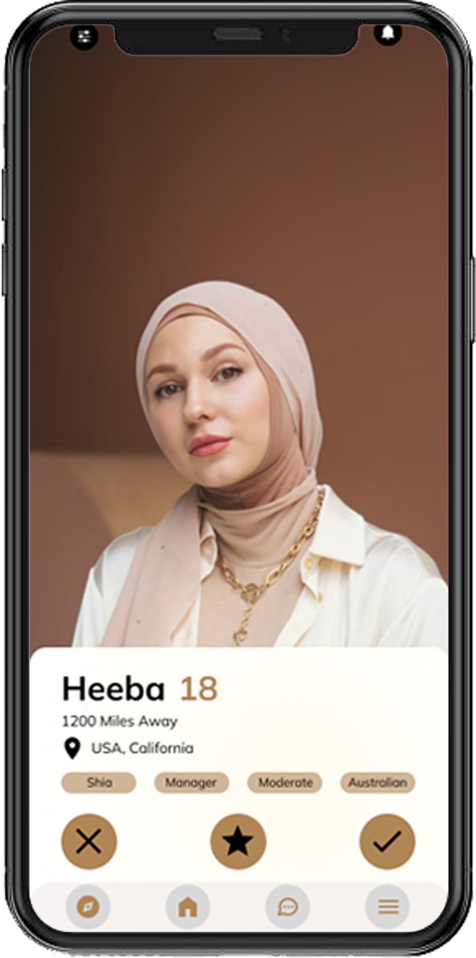 Muslim couple illustration