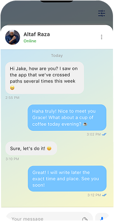 Chat screen